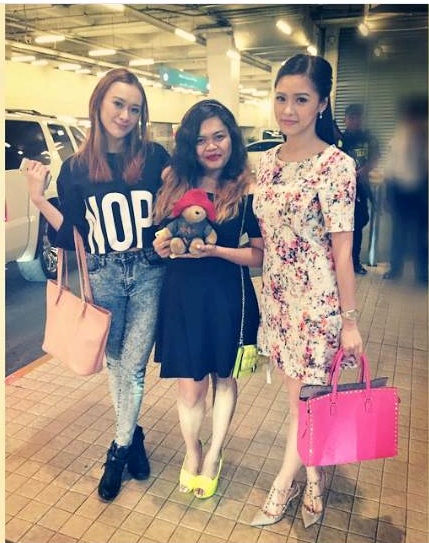 Kim Chiu and her branded backpacks